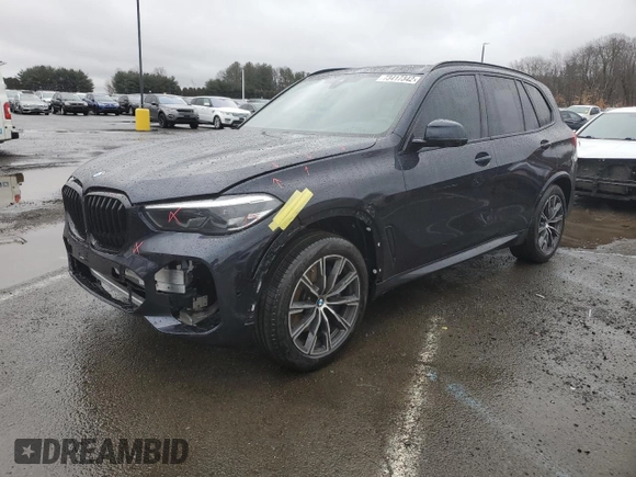 2022 BMW X5 xDrive40i with VIN 5UXCR6C02N9K88753, listed as a Copart auction lot 73417342 with 12,185 mi miles. Bid and sale history available at carsss.com. Image 1.