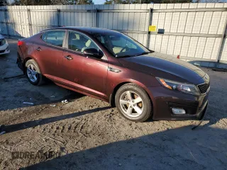 2015 Kia Optima LX with VIN 5XXGM4A71FG489988, listed as a Copart auction lot 45502635 with 140,264 mi miles and Salvage title. Bid and sale history available at DreamBid. Image 4.