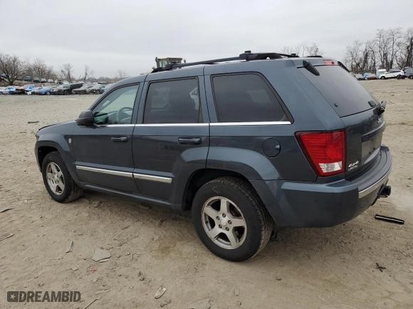 2007 Jeep Grand Cherokee Limited with VIN 1J8HR58P17C642901, listed as a Copart auction lot 48609185 with 153,195 mi miles and Salvage Title. Bid and sale history available at carsss.com. Image 2.