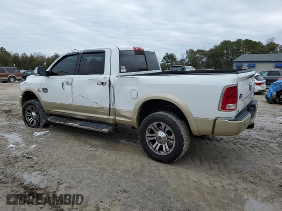 2014 Ram 2500 Longhorn with VIN 3C6UR5GL2EG266103, listed as a Copart auction lot 41712335 with 169,125 mi miles and Salvage Title. Bid and sale history available at carsss.com. Image 2.