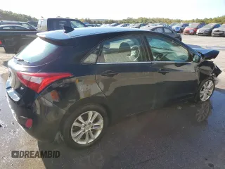 2013 Hyundai Elantra GT with VIN KMHD35LE6DU037206, listed as a Copart auction lot 76306464 with 0 mi miles and Salvage Title. Bid and sale history available at carsss.com. Image 3.