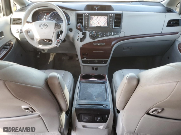 2014 Toyota Sienna XLE with VIN 5TDYK3DC8ES472826, listed as a Copart auction lot 46174385 with 129,094 mi miles and Salvage Title. Bid and sale history available at carsss.com. Image 8.