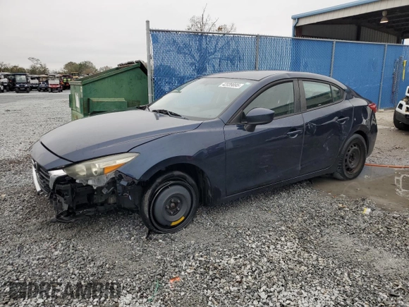 2017 Mazda 3 Sport with VIN 3MZBN1U79HM144059, listed as a Copart auction lot 42039895 with 95,984 mi miles and Salvage Title. Bid and sale history available at DreamBid. Image 1.