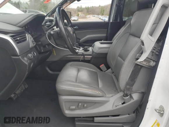 2019 Chevrolet Suburban LT with VIN 1GNSKHKC6KR205434, listed as a Copart auction lot 53950265 with 104,384 mi miles and Salvage Title. Bid and sale history available at DreamBid. Image 7.