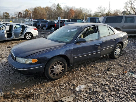 2001 Buick Century Custom with VIN 2G4WS52J111232647, listed as a Copart auction lot 78923984 with 128,852 mi miles and Salvage Title. Bid and sale history available at carsss.com. Image 1.