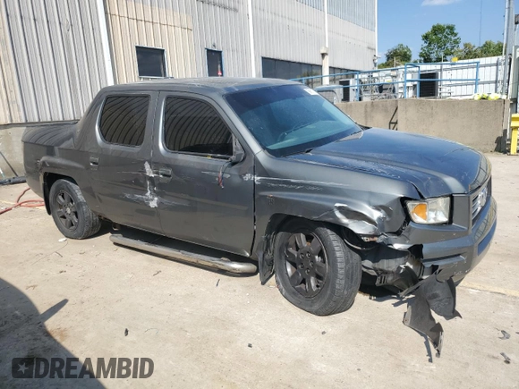 2007 Honda Ridgeline RTL w/Leather with VIN 2HJYK16567H520114, listed as a Copart auction lot 68681714 with 216,696 mi miles and Salvage Title. Bid and sale history available at carsss.com. Image 4.