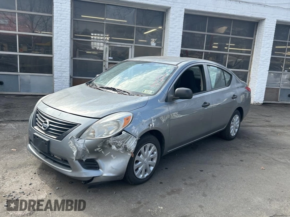 2012 Nissan Versa S with VIN 3N1CN7APXCL845483, listed as a Copart auction lot 47060185 with 66,879 mi miles and Clean Title. Bid and sale history available at carsss.com. Image 2.