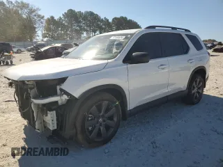 2023 Honda Pilot Sport with VIN 5FNYG1H36PB010756, listed as a Copart auction lot 77183634 with 27,314 mi miles and Salvage Title. Bid and sale history available at carsss.com. Image 1.