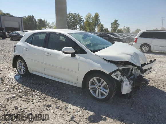 2019 Toyota Corolla Hatchback SE with VIN JTNK4RBE8K3051222, listed as a Copart auction lot 71720484 with 0 mi miles and Non Repairable. Bid and sale history available at carsss.com. Image 4.
