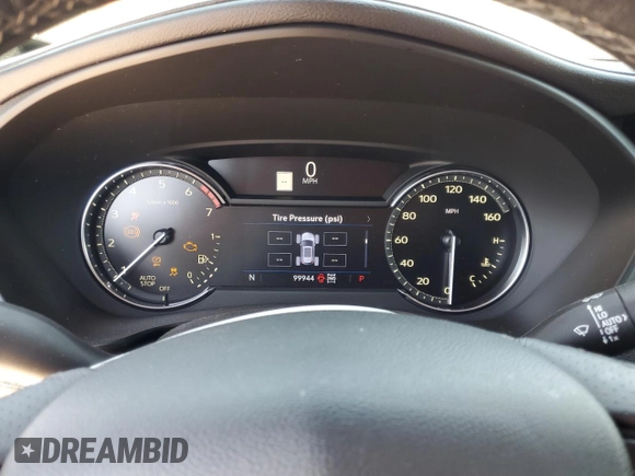 2019 Cadillac XT4 AWD Sport with VIN 1GYFZFR42KF136567, listed as a Copart auction lot 52018445 with 99,944 mi miles and Salvage title. Bid and sale history available at DreamBid. Image 9.