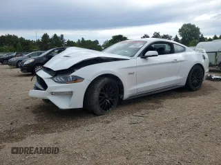 2019 Ford Mustang GT with VIN 1FA6P8CF8K5117020, listed as a Copart auction lot 57896865 with 92,626 mi miles and Salvage title. Bid and sale history available at DreamBid. Image 1.