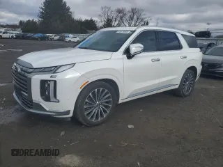 2023 Hyundai Palisade Limited z VIN KM8R5DGE7PU533771, wystawiony jako Copart lot #46678495 z przebiegiem 58 635 mil mil oraz Szkoda całkowita • Salvage title. Historia ofert i sprzedaży dostępna na DreamBid. Obrazek 1.