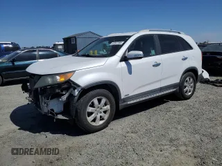2013 Kia Sorento LX with VIN 5XYKTCA6XDG313951, listed as a Copart auction lot 57347185 with 48,138 mi miles and Salvage title. Bid and sale history available at DreamBid. Image 1.