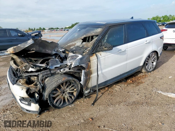 2016 Land Rover Range Rover Sport Dynamic with VIN SALWR2EF2GA103958, listed as a Copart auction lot 60882955 with Not provided miles and Non repairable. Bid and sale history available at DreamBid. Image 1.