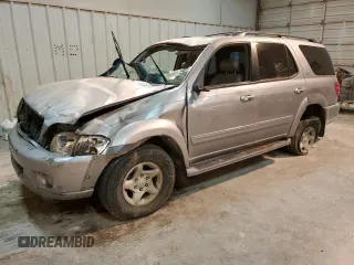 2002 Toyota Sequoia SR5 with VIN 5TDZT34A02S136938, listed as a Copart auction lot 47656815 with 205,225 mi miles and Salvage Title. Bid and sale history available at carsss.com. Image 1.