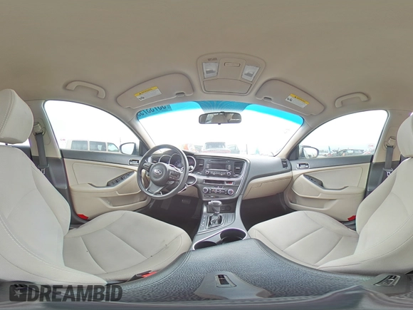 2014 Kia Optima LX with VIN 5XXGM4A77EG331363, listed as a Copart auction lot 53733755 with 135,081 mi miles and Salvage title. Bid and sale history available at DreamBid. Image 14.