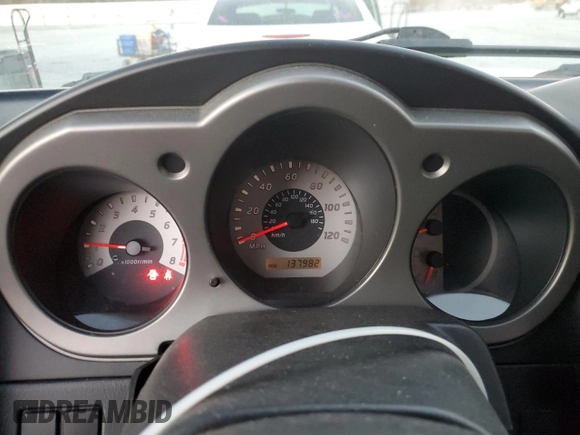 2004 Nissan Frontier LE with VIN 1N6ED27T14C451784, listed as a Copart auction lot 83341854 with 137,982 mi miles and Salvage title. Bid and sale history available at DreamBid. Image 9.