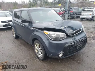 2016 Kia Soul + with VIN KNDJP3A53G7279425, listed as a IAAI auction lot 41956449 with 109,332 mi miles. Bid and sale history available at carsss.com. Image 1.