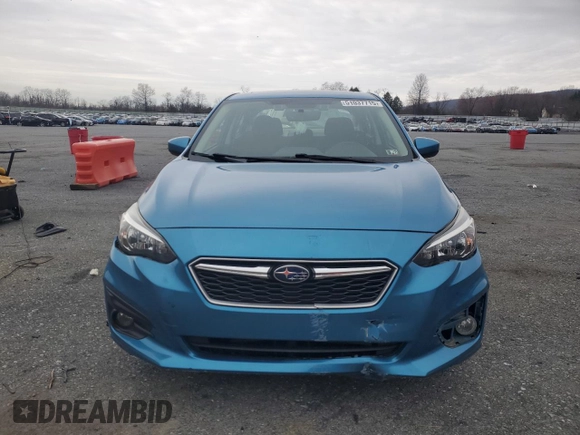 2017 Subaru Impreza Premium with VIN 4S3GKAD62H3606634, listed as a Copart auction lot 51037715 with 100,346 mi miles and Salvage title. Bid and sale history available at DreamBid. Image 5.