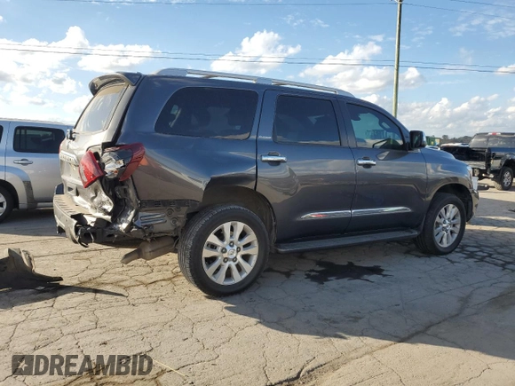 2019 Toyota Sequoia Platinum with VIN 5TDDY5G12KS171824, listed as a Copart auction lot 78034084 with 58,986 mi miles and Salvage Title. Bid and sale history available at carsss.com. Image 3.