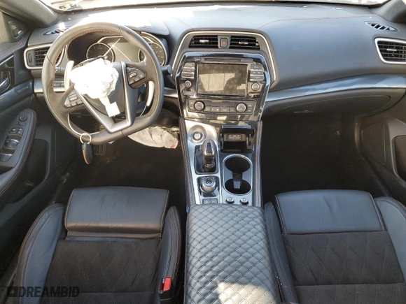 2023 Nissan Maxima SR with VIN 1N4AA6EV4PC513923, listed as a Copart auction lot 49331585 with 0 mi miles and Salvage Title. Bid and sale history available at carsss.com. Image 8.