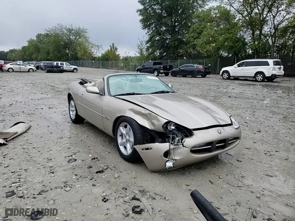 1997 Jaguar XK8 with VIN SAJGX2741VC014141, listed as a Copart auction lot 72787584 with 0 mi miles and Clean Title. Bid and sale history available at carsss.com. Image 11.