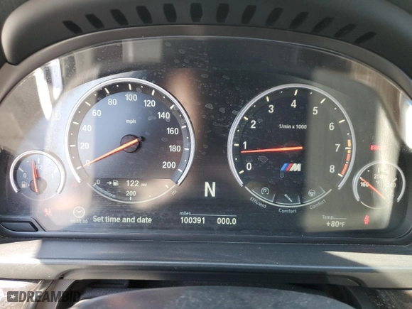 2014 BMW M5 with VIN WBSFV9C57ED097570, listed as a Copart auction lot 78022134 with 100,391 mi miles and Salvage Title. Bid and sale history available at carsss.com. Image 9.
