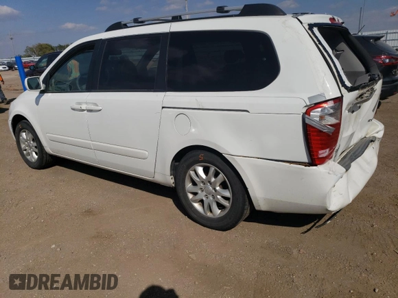 2007 Kia Sedona EX with VIN KNDMB233976167395, listed as a Copart auction lot 68980314 with 119,141 mi miles and Salvage Title. Bid and sale history available at carsss.com. Image 2.