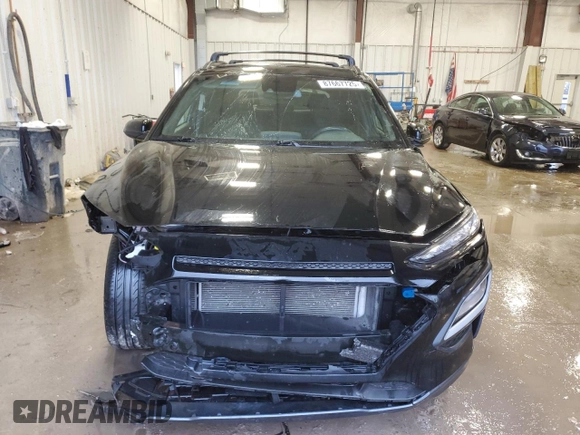 2021 Hyundai Kona Night Edition with VIN KM8K6CA57MU710395, listed as a Copart auction lot 87667725 with 77,647 mi miles and Non Repairable. Bid and sale history available at DreamBid. Image 5.