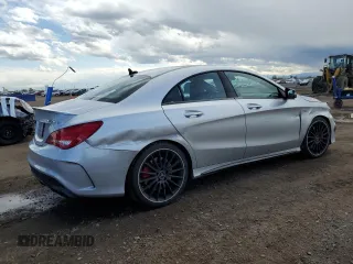 2015 Mercedes-Benz CLA 45 AMG with VIN WDDSJ5CB2FN216868, listed as a Copart auction lot 55498545 with 67,351 mi miles and Salvage title. Bid and sale history available at DreamBid. Image 3.