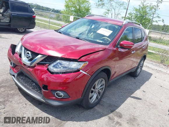 2015 Nissan Rogue S with VIN 5N1AT2MT5FC920589, listed as a IAAI auction lot 42050035 with 125,544 mi miles. Bid and sale history available at carsss.com. Image 17.