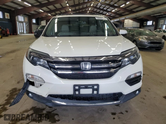 2016 Honda Pilot Elite with VIN 5FNYF6H04GB035659, listed as a Copart auction lot 50888755 with 0 mi miles and Salvage Title. Bid and sale history available at carsss.com. Image 5.