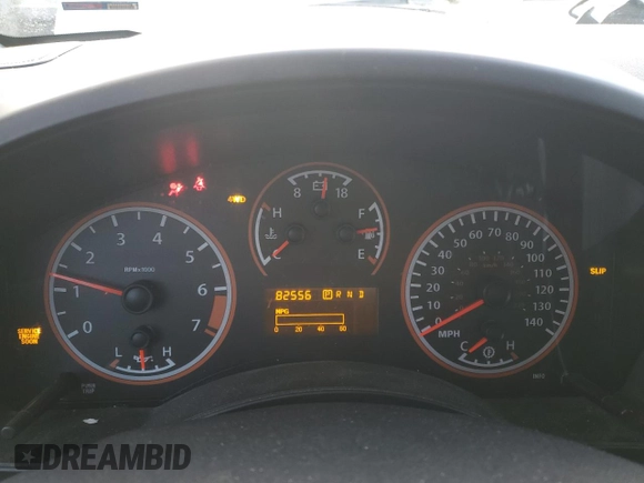 2014 Nissan Titan S with VIN 1N6AA0EC7EN503648, listed as a Copart auction lot 86517824 with 82,556 mi miles and Salvage Title. Bid and sale history available at DreamBid. Image 9.