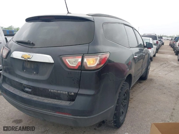 2015 Chevrolet Traverse LS with VIN 1GNKRFKD9FJ306769, listed as a IAAI auction lot 41927354 with 1 mi miles. Bid and sale history available at carsss.com. Image 4.