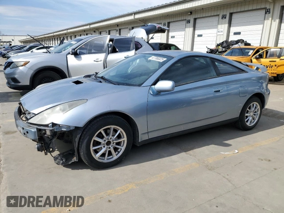 2005 Toyota Celica GT with VIN JTDDR32T050183665, listed as a Copart auction lot 47768325 with 185,935 mi miles and Salvage Title. Bid and sale history available at carsss.com. Image 1.