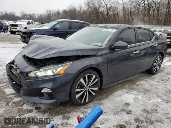 2019 Nissan Altima 2.5 Platinum with VIN 1N4BL4FW5KC130821, listed as a Copart auction lot 86431124 with 59,072 mi miles and Salvage Title. Bid and sale history available at carsss.com. Image 1.