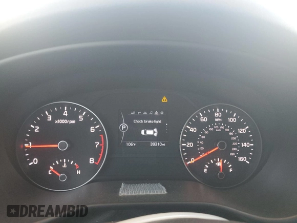 2019 Kia Sportage EX with VIN KNDPN3AC3K7542214, listed as a Copart auction lot 64037615 with 39,310 mi miles and Salvage title. Bid and sale history available at DreamBid. Image 9.