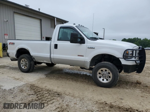 2006 Ford F-250 XL with VIN 1FTSF21P26EC88596, listed as a Copart auction lot 58849395 with 192,961 mi miles and Salvage title. Bid and sale history available at DreamBid. Image 4.