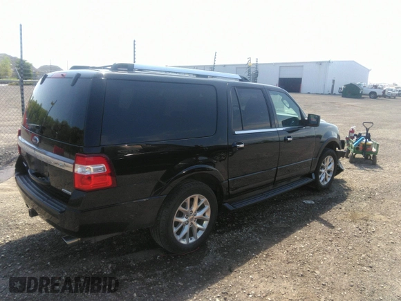 2016 Ford Expedition EL Limited with VIN 1FMJK2AT1GEF53543, listed as a IAAI auction lot 39349433 with 482,809 mi miles. Bid and sale history available at carsss.com. Image 4.