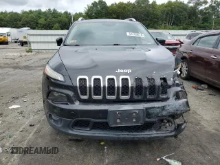 2014 Jeep Cherokee Latitude with VIN 1C4PJMCS2EW260064, listed as a Copart auction lot 64789614 with 201,358 mi miles and Salvage Title. Bid and sale history available at carsss.com. Image 5.