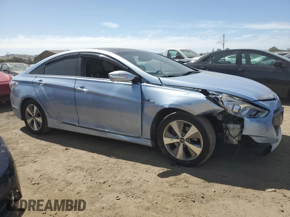 2012 Hyundai Sonata Hybrid with VIN KMHEC4A4XCA040859, listed as a Copart auction lot 63808295 with 110,339 mi miles and Salvage title. Bid and sale history available at DreamBid. Image 4.