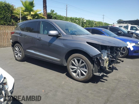 2021 Acura RDX Technology with VIN 5J8TC1H56ML012167, listed as a Copart auction lot 62325985 with 24,465 mi miles and Salvage title. Bid and sale history available at DreamBid. Image 4.