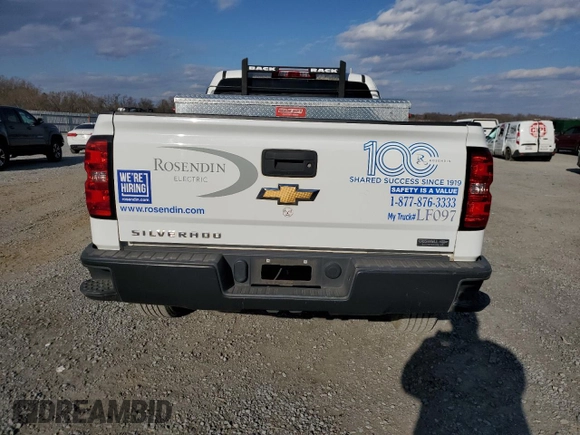 2018 Chevrolet Silverado 1500 Work Truck with VIN 1GCRCNEHXJZ329151, listed as a Copart auction lot 42124075 with 95,890 mi miles and Salvage Title. Bid and sale history available at carsss.com. Image 6.