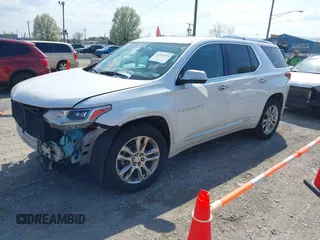 2018 Chevrolet Traverse High Country with VIN 1GNEVKKW9JJ111962, listed as a IAAI auction lot 42118324 with 104,311 mi miles and . Bid and sale history available at DreamBid. Image 18.