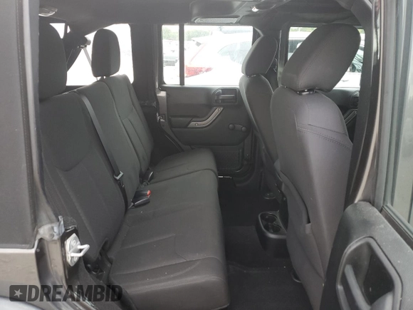 2018 Jeep Wrangler JK Unlimited Sport S with VIN 1C4BJWDG8JL827681, listed as a Copart auction lot 71954444 with 74,036 mi miles and Salvage Title. Bid and sale history available at carsss.com. Image 10.