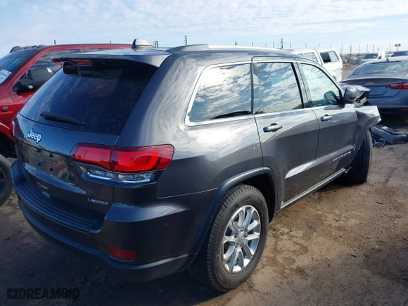 2021 Jeep Grand Cherokee Laredo X with VIN 1C4RJEAG3MC738070, listed as a IAAI auction lot 41308014 with 87,193 mi miles. Bid and sale history available at carsss.com. Image 4.