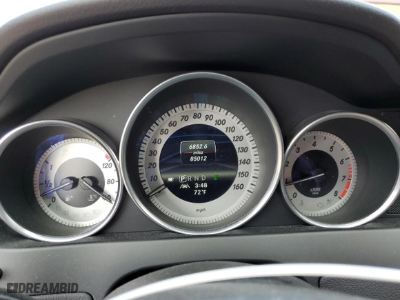 2013 Mercedes-Benz C-Class C 250 with VIN WDDGJ4HB6DG025755, listed as a Copart auction lot 52239375 with 85,012 mi miles and Salvage Title. Bid and sale history available at carsss.com. Image 9.