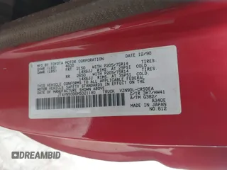 1991 Toyota Pickup с VIN JT4VN93D6M5021180, выставлен на аукционе IAAI как лот 41883926 с пробегом 252 377 миль миль и . История ставок и продаж доступна на DreamBid. Изображение 9.