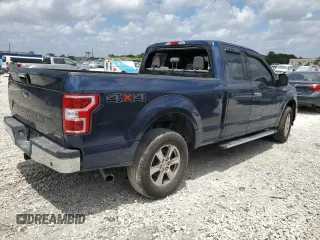 2019 Ford F-150 XL with VIN 1FTEX1EP1KKC63781, listed as a Copart auction lot 55036455 with 0 mi miles and Salvage Title. Bid and sale history available at carsss.com. Image 3.