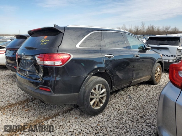 2018 Kia Sorento LX with VIN 5XYPG4A38JG372465, listed as a Copart auction lot 49063795 with 95,432 mi miles and Salvage Title. Bid and sale history available at carsss.com. Image 3.